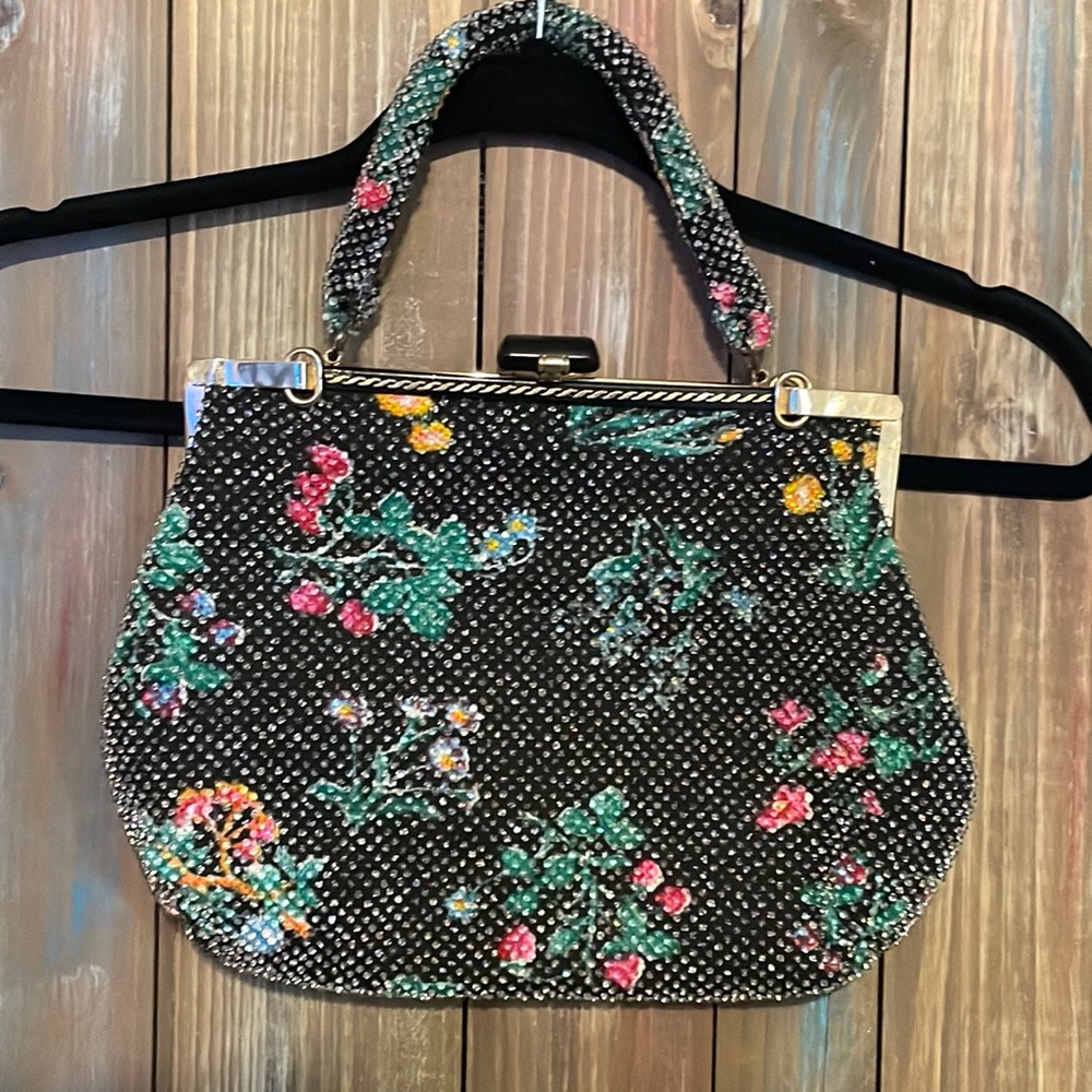 👛 SOLD Vintage Beaded Evening Bag - Picture 15 of 16